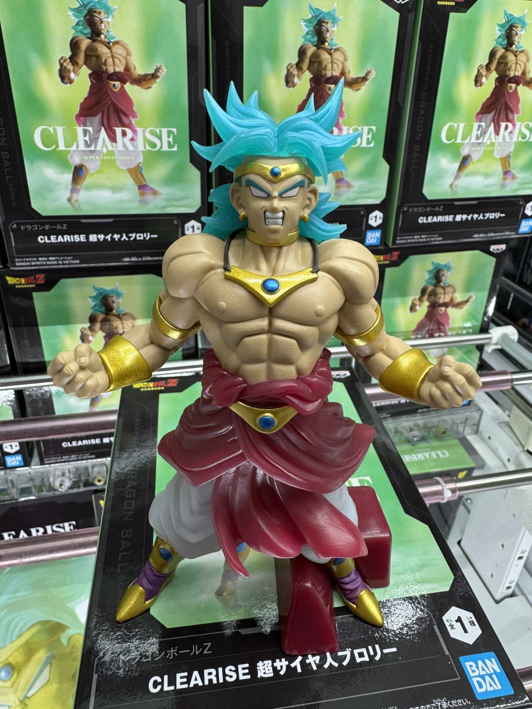 《夏本舖》代理 BANPRESTO CLEARISE 七龍珠Z  超級賽亞人 布羅利 傳說 外星人 最強 超級戰士 景品