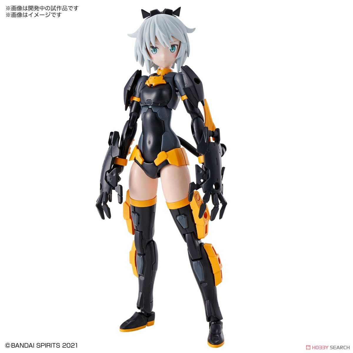 《夏本舖》代理 BANDAI 30MS SIS-G00 莉薛塔 顏色A 機娘 素體 貓耳 尾巴 裝甲 組裝 模型 可動