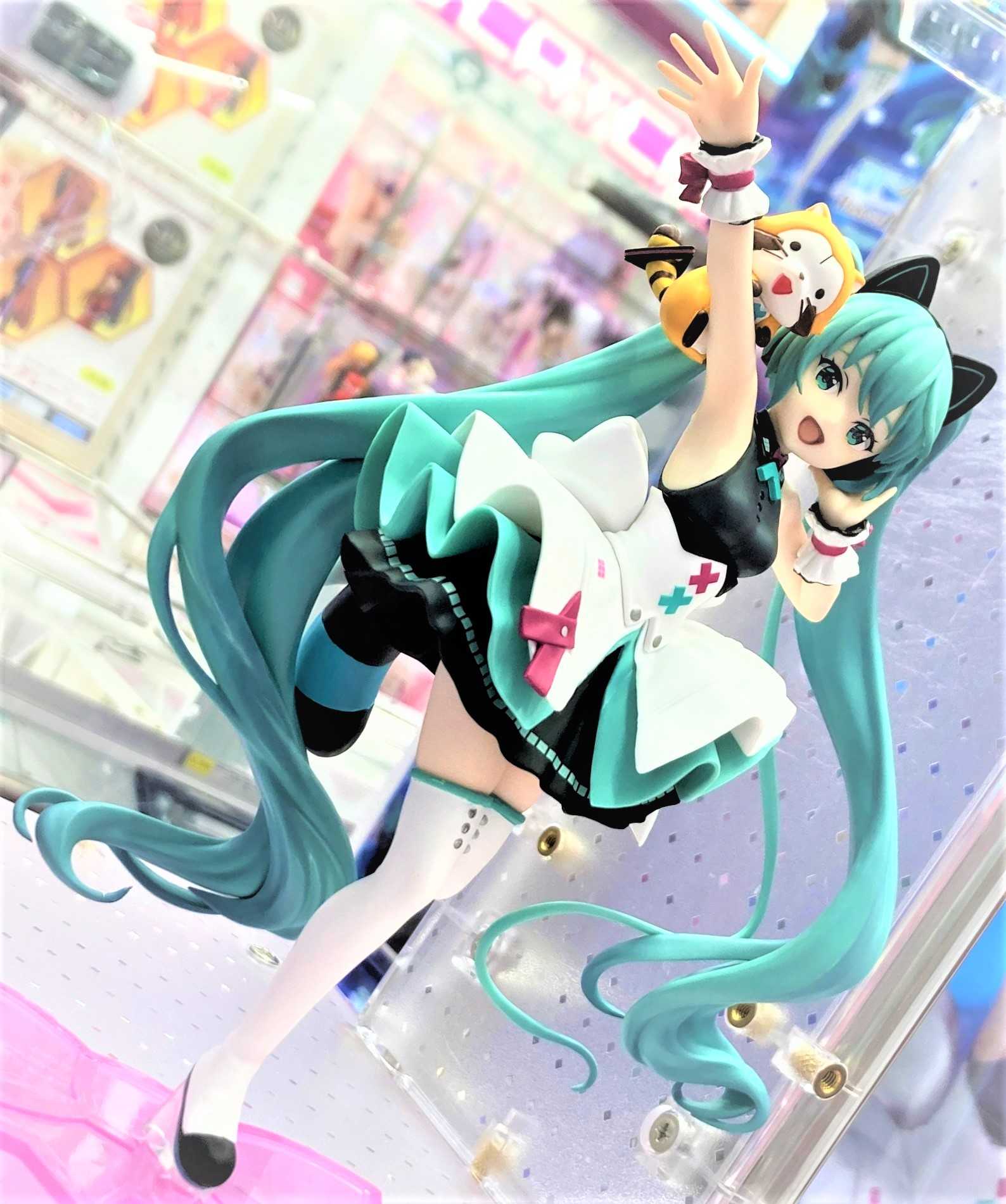 《夏本舖》日版 FuRyu Exceed 初音未來 小浣熊 方塊 聯名 網路新紀元 虛擬 偶像 Creative 景品