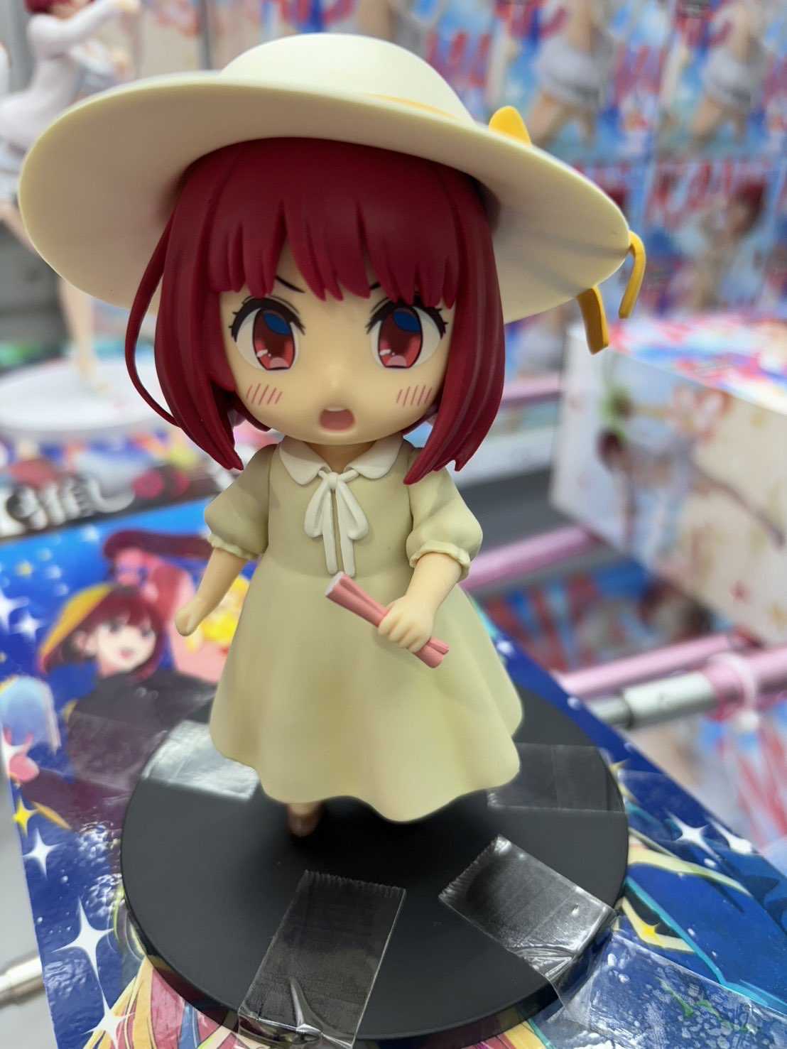 《夏本舖》日版 TAITO PUCHIEETE 我推的孩子 有馬佳奈 童星時代 Q版 公仔 妹妹頭 遮陽帽 少女 景品