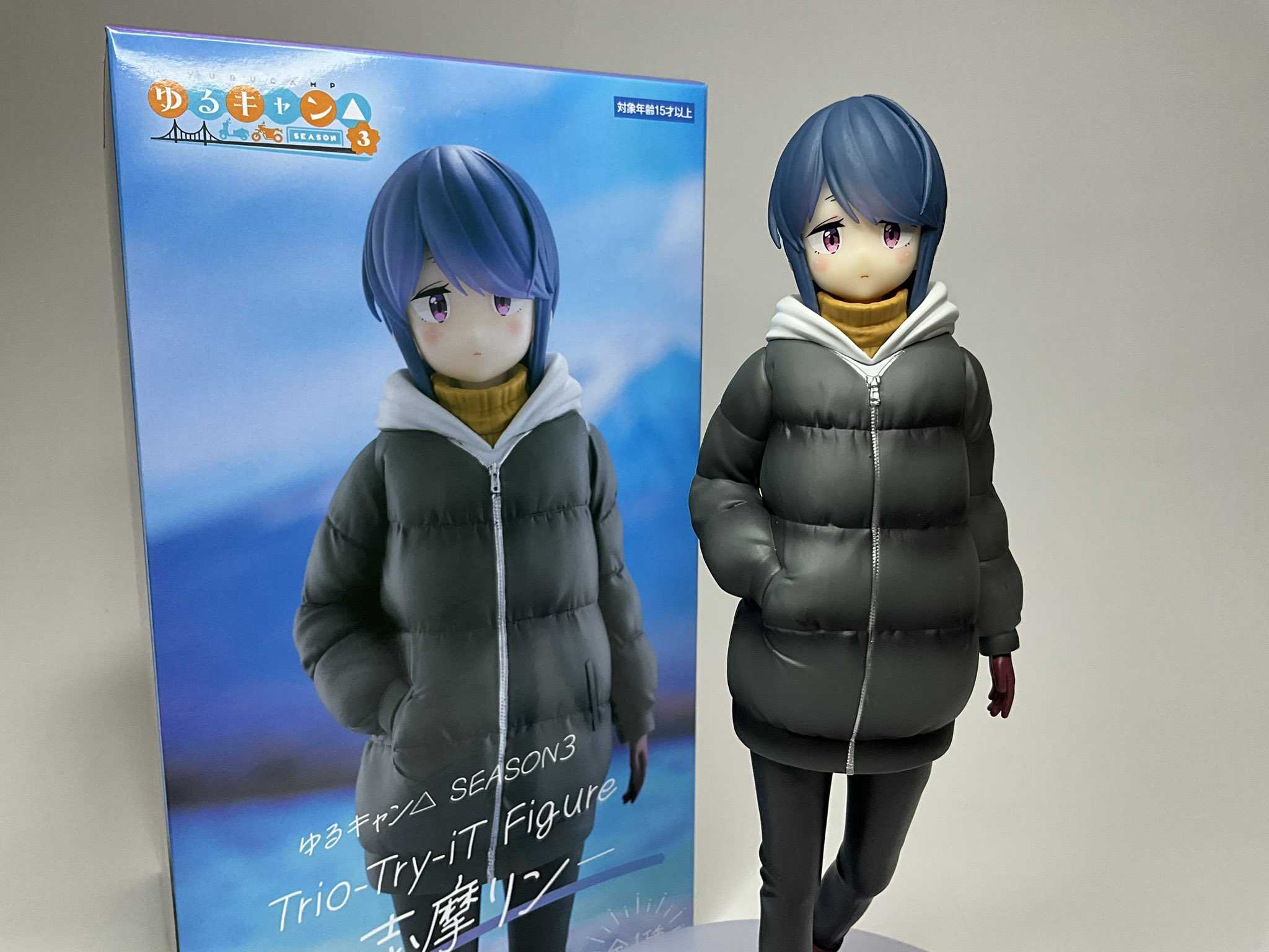 《夏本舖》日版 FuRyu Trio-Try-iT 搖曳露營 志摩凜 羽絨衣 第三季 芝麻凜 圖書委員 美少女 景品