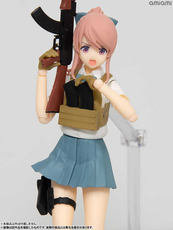 《夏本舖》日版 figmaPLUS 武裝JK Variant 裝備套組1 軍事 女高中生 配件 耳機 零件 戰術 手套