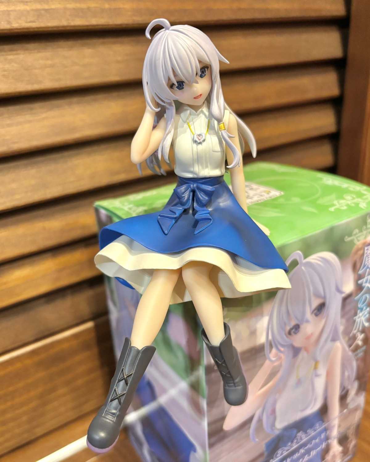 《夏本舖》代理 FuRyu 魔女之旅 伊蕾娜 喇叭裙 泡麵蓋 魔女 美少女 旅行者 坐姿 天才 灰髮 本渡楓 景品