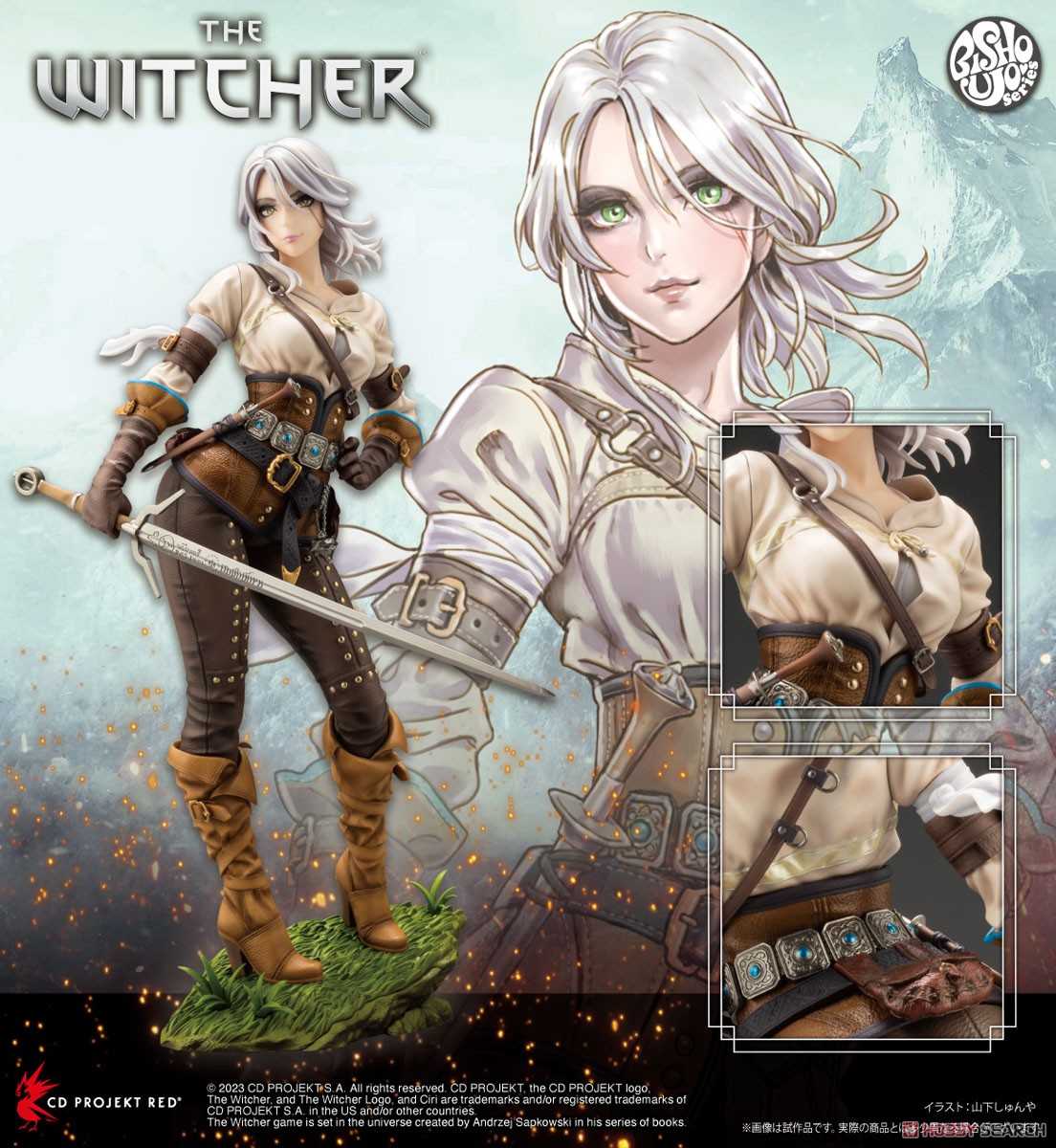 《夏本舖》日版 壽屋 BISHOUJO THE WITCHER 美少女 巫師 希里 義女 精靈 時空女神 山下俊也 遊戲