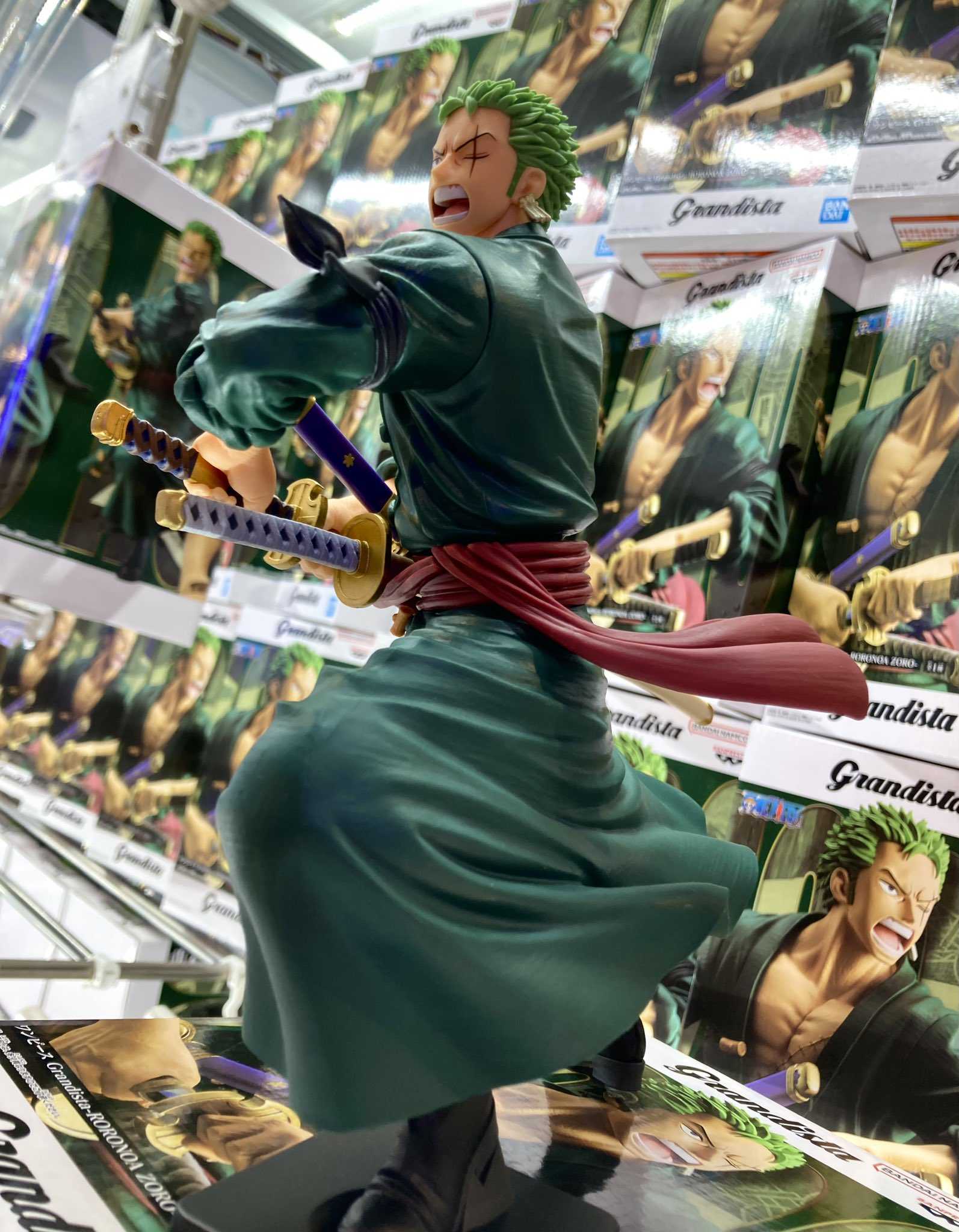 《夏本舖》代理 BANPRESTO Grandista 航海王 羅羅亞 索隆 海賊王 三千世界 三刀流 GROS 景品