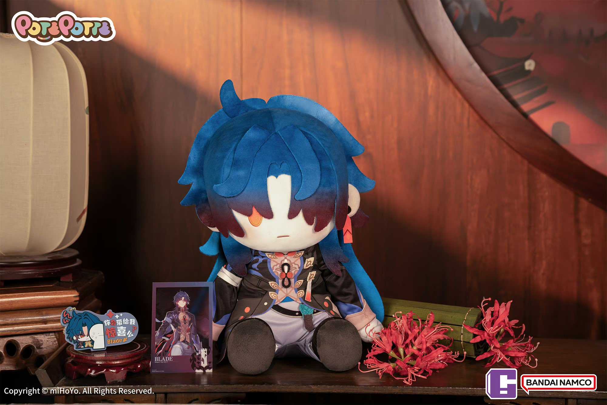 《夏本舖》現貨 miHoYo 崩壞 星穹鐵道 POTEPOTTE 坐姿毛絨玩偶 鏡流 卡芙卡 刃 景元 米哈遊 萬代