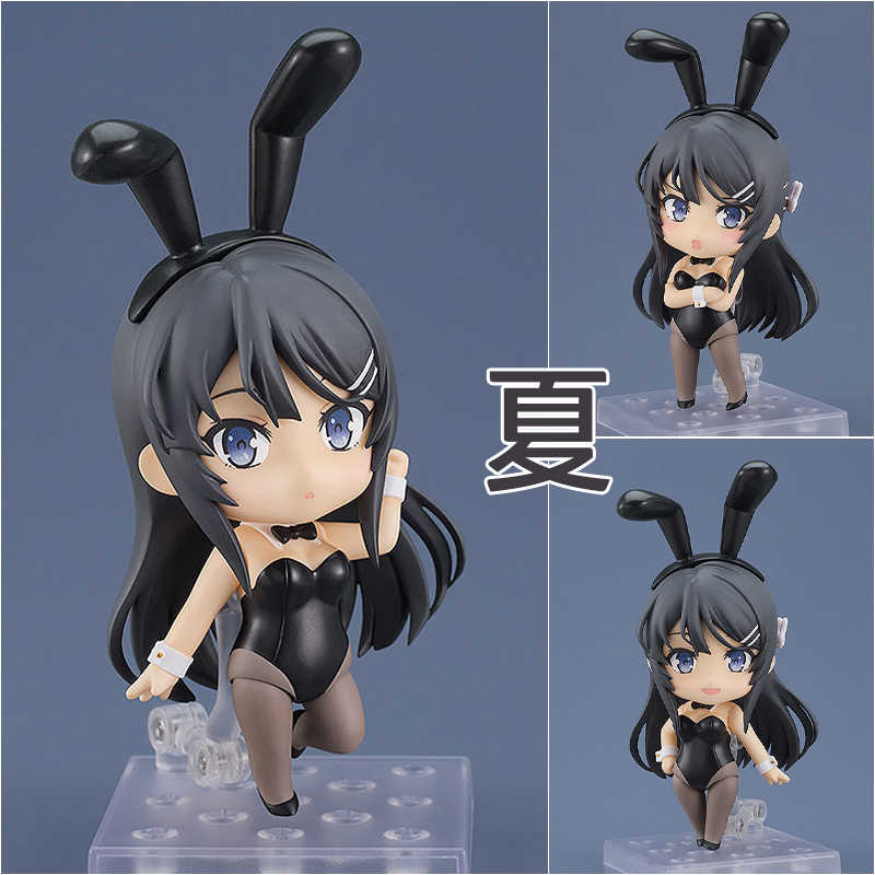 《夏本舖》日版 GSC 黏土人 2417 青春豬頭少年不會夢到兔女郎學姊 櫻島麻衣 兔女郎 背景片 演員 高中生 Q版