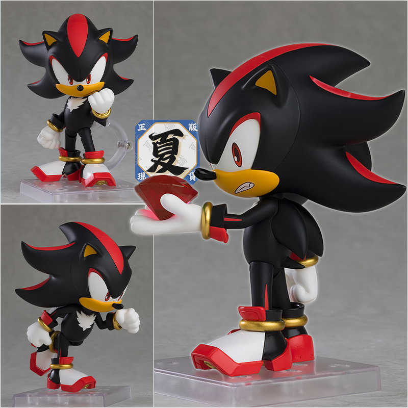 《夏本舖》日版 GSC 黏土人 2518 刺蝟索尼克 音速小子 夏特 渾沌寶石 暗影 黑色刺蝟 天然黑 暗黑隊 Q版