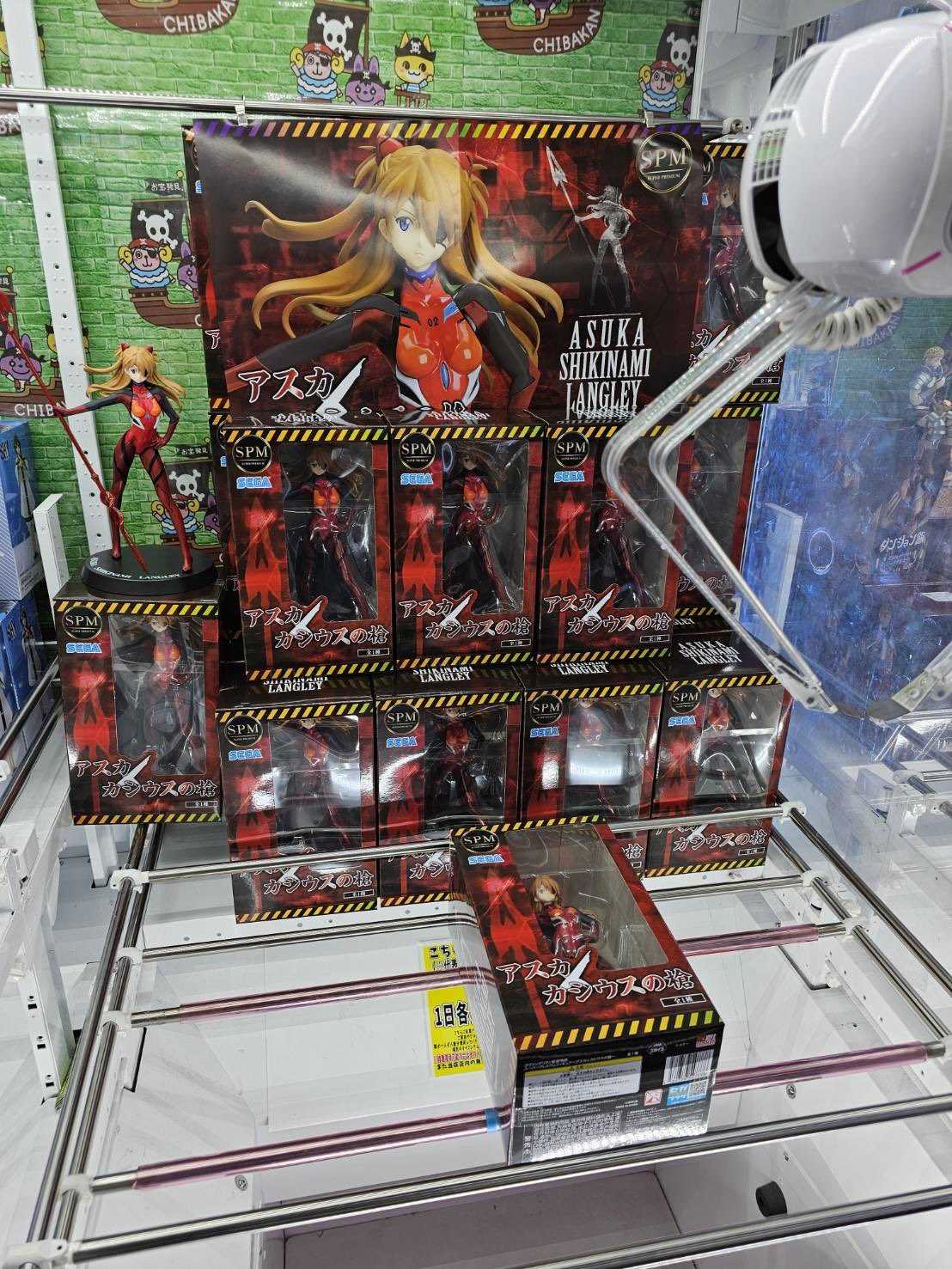 《夏本舖》日版 SEGA SPM 新世紀福音戰士 明日香 卡西烏斯槍 劇場版 機娘 緊身衣 駕駛員 戰鬥服 EVA 景品