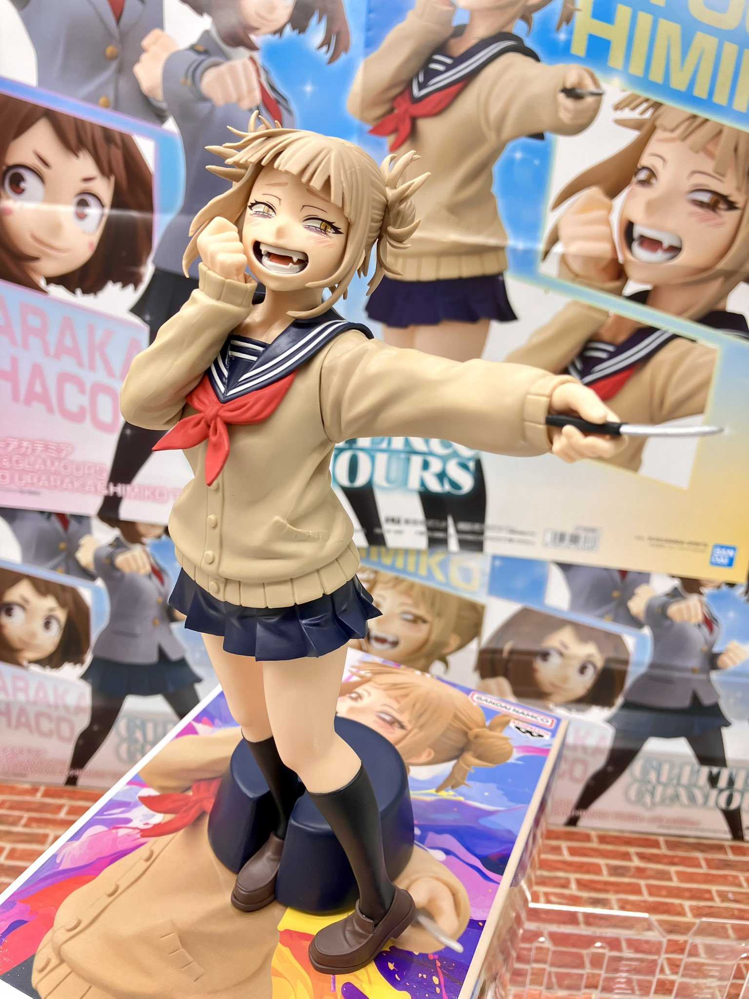 《夏本舖》代理 BANPRESTO G＆G 我的英雄學院 渡我被身子 丸子頭 水手服 嗜血 敵女 美子 福圓美里 景品