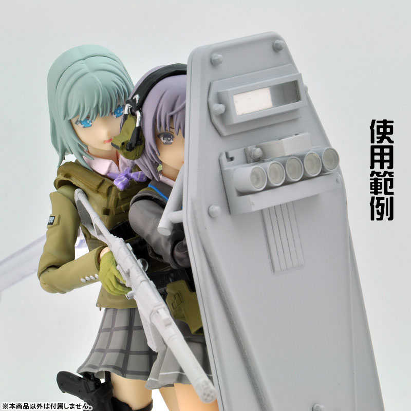 《夏本舖》日版 TOMYTEC FIGMA LD017 重裝盾牌 迷你武裝 組裝模型 LittleArmory 1/12