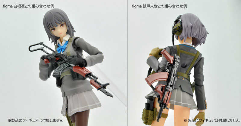 《夏本舖》日版 TOMYTEC FIGMA LA079 AKMS \u0026 AKMSU 迷你武裝 Little Armory