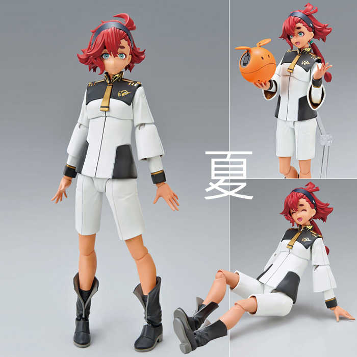 《夏本舖》代理 BANDAI Figure-rise Standard 水星的魔女 蘇萊塔 哈囉球 呆毛 組裝模型 可動