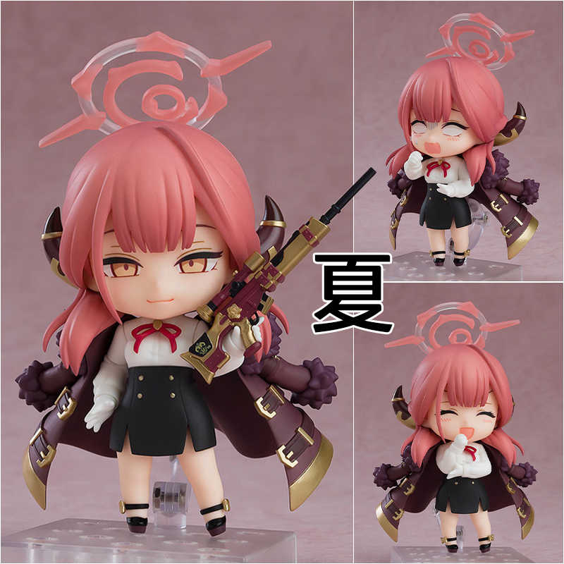 《夏本舖》代理 GSC 黏土人 2470 蔚藍檔案 Blue Archive 陸八魔亞瑠 光環 惡魔 武器 遊戲 Q版