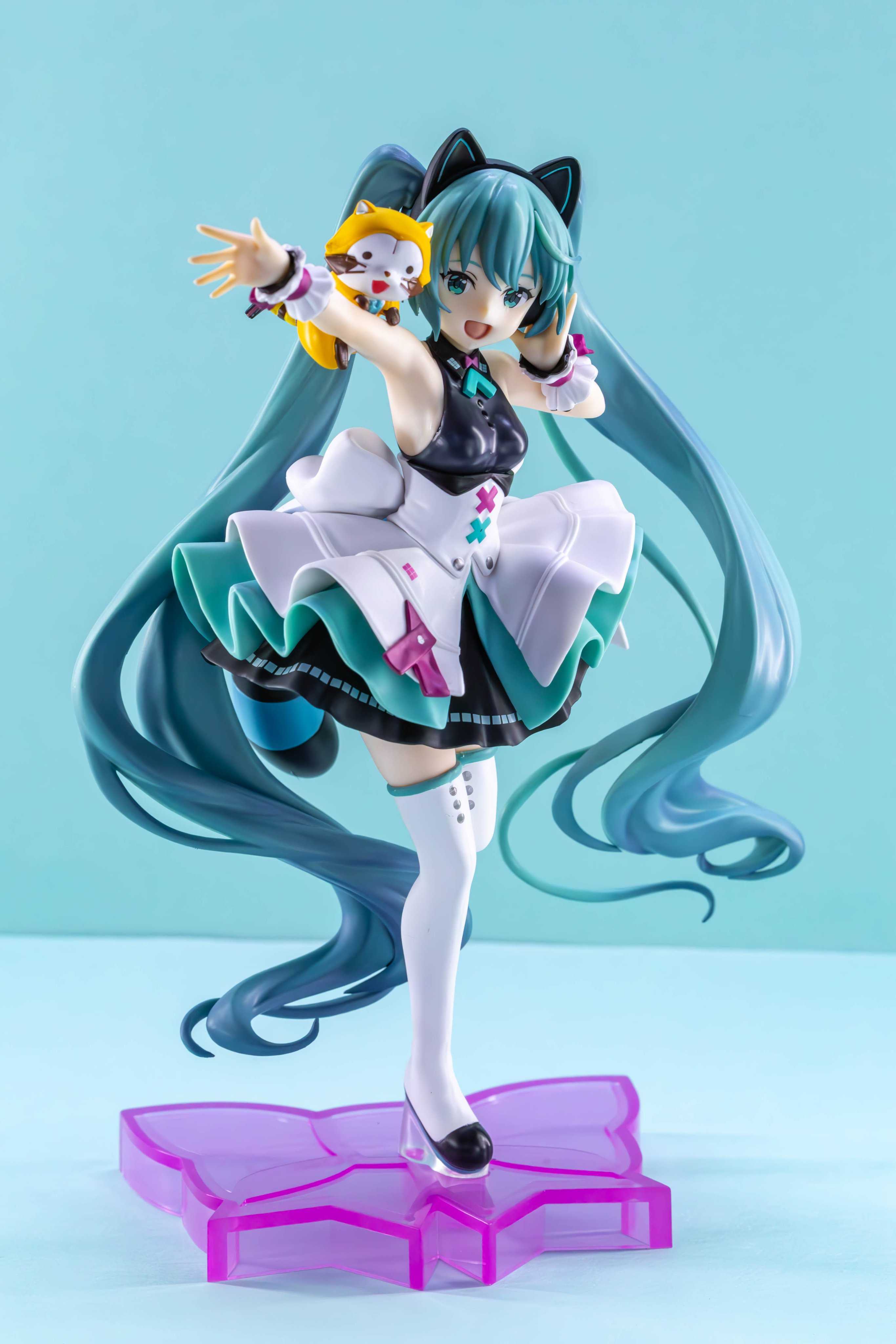 《夏本舖》日版 FuRyu Exceed 初音未來 小浣熊 方塊 聯名 網路新紀元 虛擬 偶像 Creative 景品