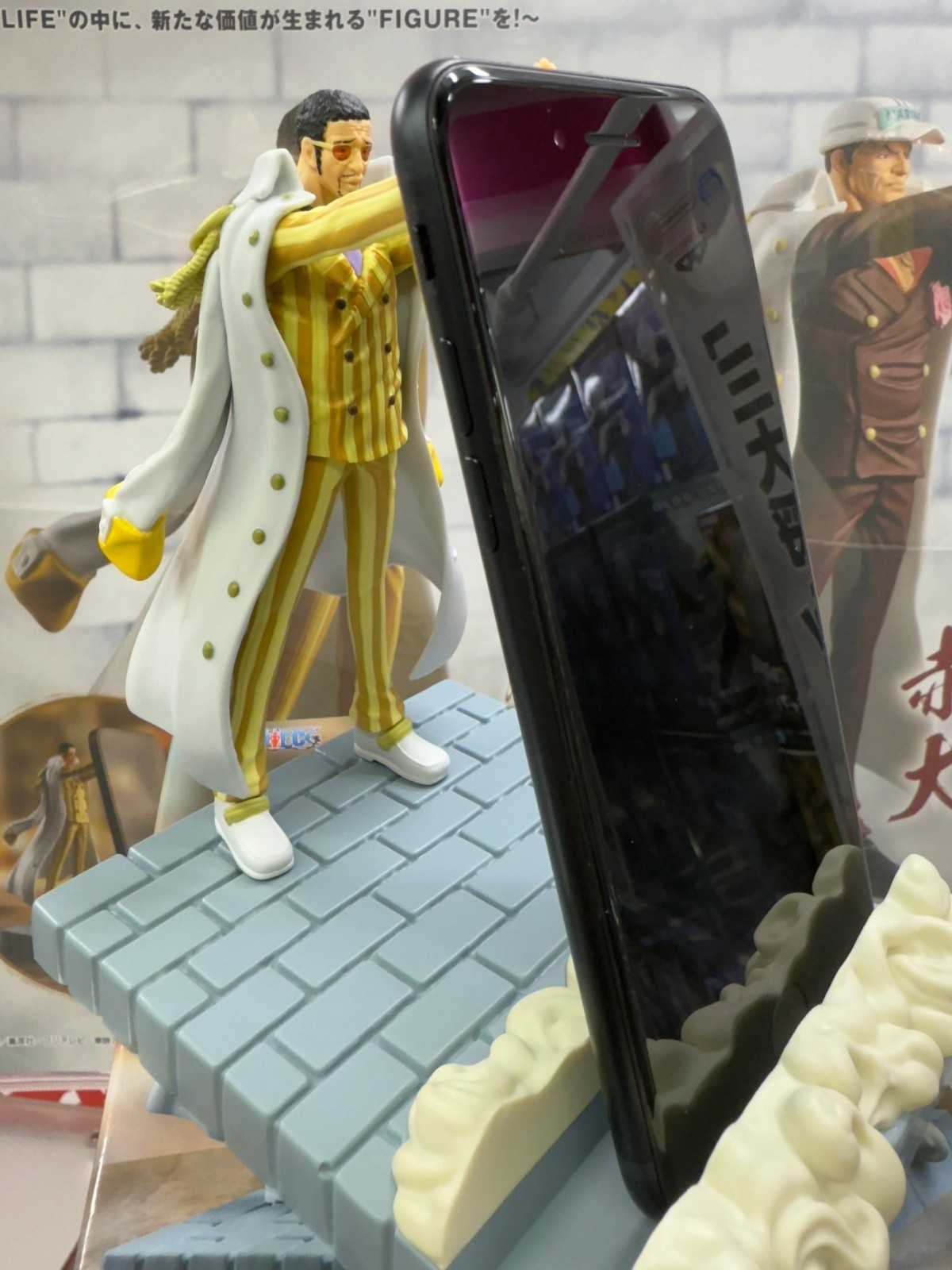 《夏本舖》日版 BANPRESTO FIGLIFE 航海王 海賊王 黃猿 波爾薩利諾 手機座 支撐座 萬普 金證 景品