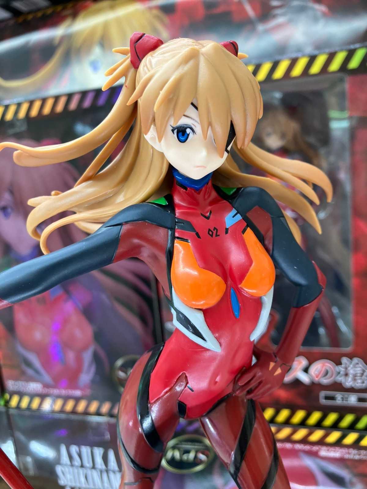 《夏本舖》日版 SEGA SPM 新世紀福音戰士 明日香 卡西烏斯槍 劇場版 機娘 緊身衣 駕駛員 戰鬥服 EVA 景品