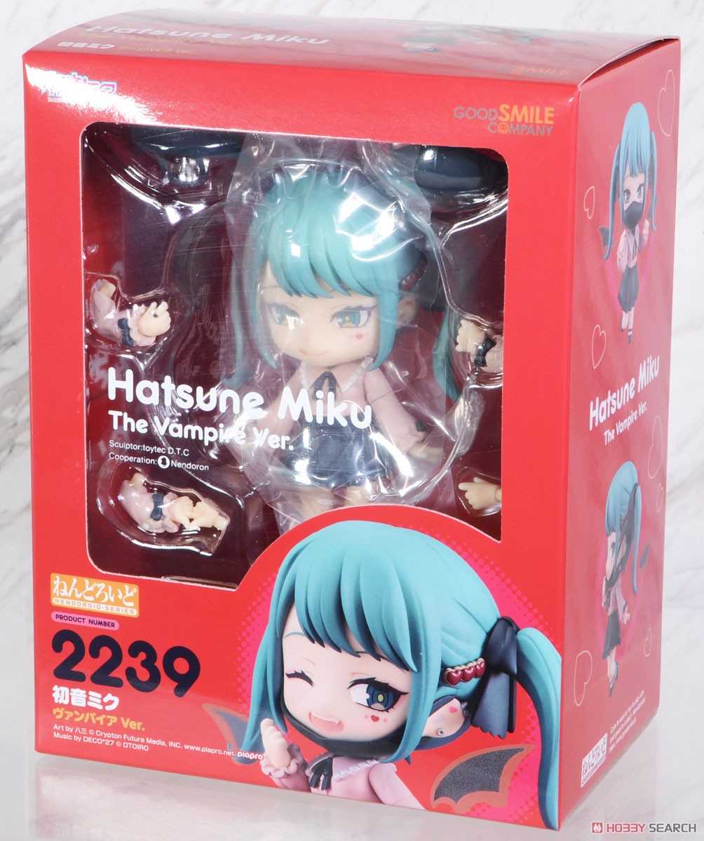 《夏本舖》日版 GSC 黏土人 2239 初音未來 吸血鬼 Vampire 虛擬 偶像 歌手 雙馬尾 MIKU Q版