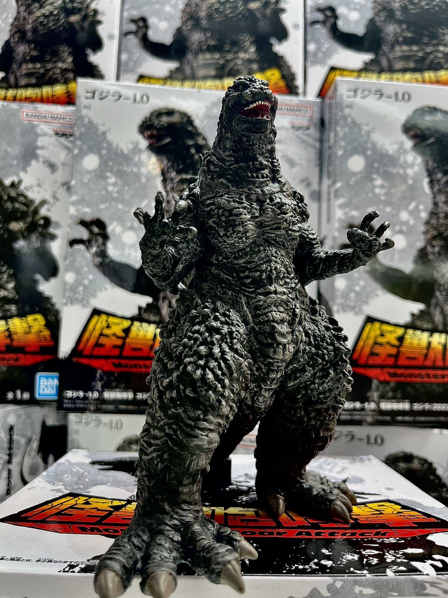 《夏本舖》日版 BANPRESTO 哥吉拉-1.0 怪獸咆哮哥吉拉 特攝 電影 怪獸 破壞 戰鬥 怪獸 光線 懷舊 景品