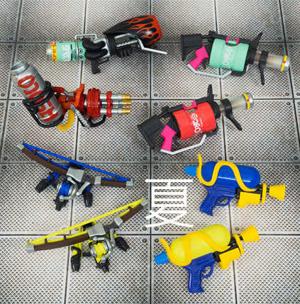 《夏本舖》日版 BANDAI Splatoon3 造型水槍 武器 獵魚弓 斯普拉遁3 漆彈大作戰3 全八種 食玩 盒玩