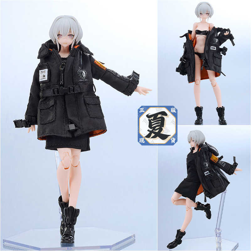 《夏本舖》日版 Max Factory PLAMAX neco 原創角色 Xi-Ⅲ 大衣版 高約15cm 可動 組裝模型