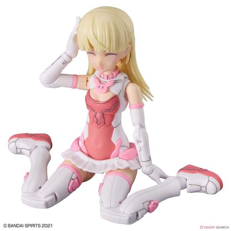 《夏本舖》代理 BANDAI 30MS SIS-T00 莉莉涅爾 顏色A 機娘 兔子 兔耳 盾牌 素體 組裝 模型 可動