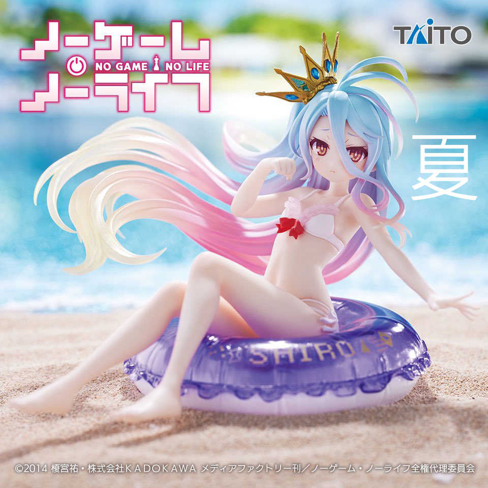 夏本舖》日版TAITO Aqua Float Girls 遊戲人生白比基尼泳裝游泳