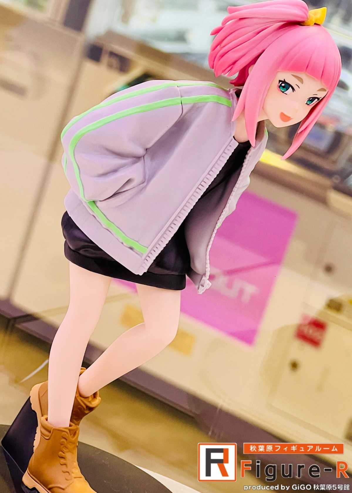 《夏本舖》日版 BANPRESTO 夜晚的水母不會游泳 渡瀨希羽衣 人形 粉毛 高中生 美少女 Vtuber 景品