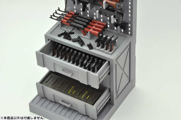 《夏本舖》日版 TOMYTEC FIGMA LD006 1/12 武器箱 B 展示櫃 迷你武裝 LittleArmory