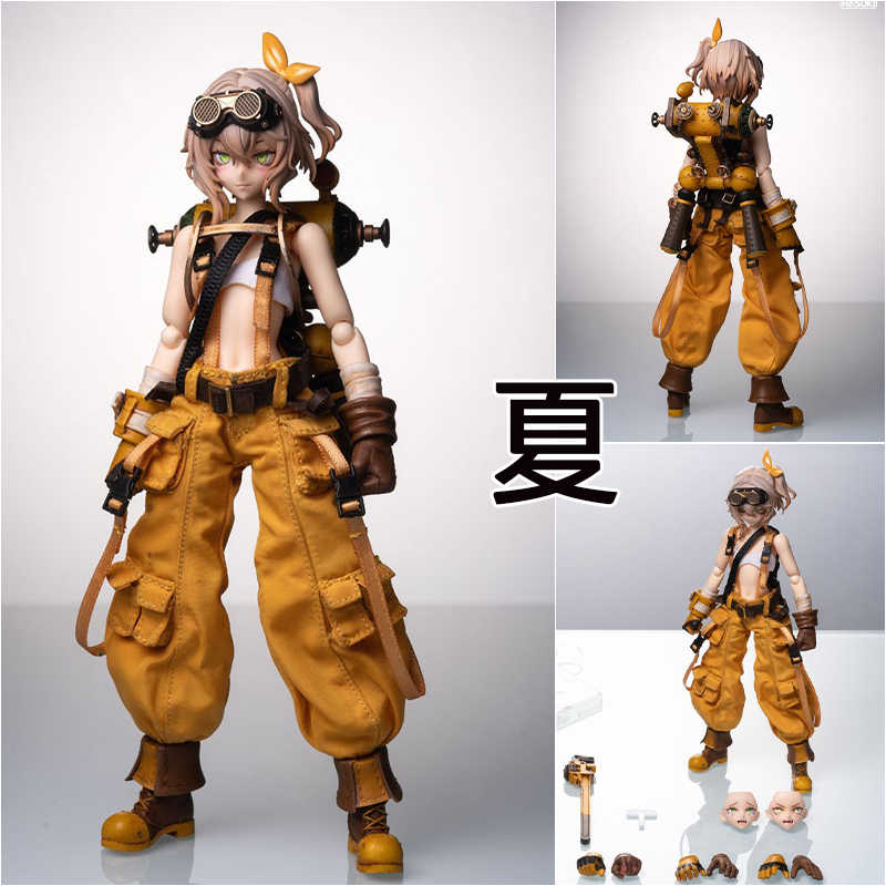 《夏本舖》現貨 HASUKI Pocket Art PA007 機械師 菲奧娜 菲歐娜 1/12 非包膠機娘 神貓跳動