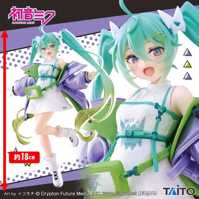 《夏本舖》日版 TAITO Fashion 初音未來 休閒時裝 時尚運動風 虛擬 偶像 歌手 雙馬尾 Sporty 景品