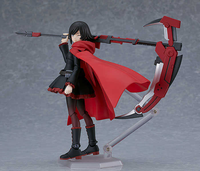 《夏本舖》日版 figma 596 RWBY 冰雪帝國 露比 蘿絲 新月玫瑰 鐮刀 槍械 披風 隊長 關節 可動 GSC