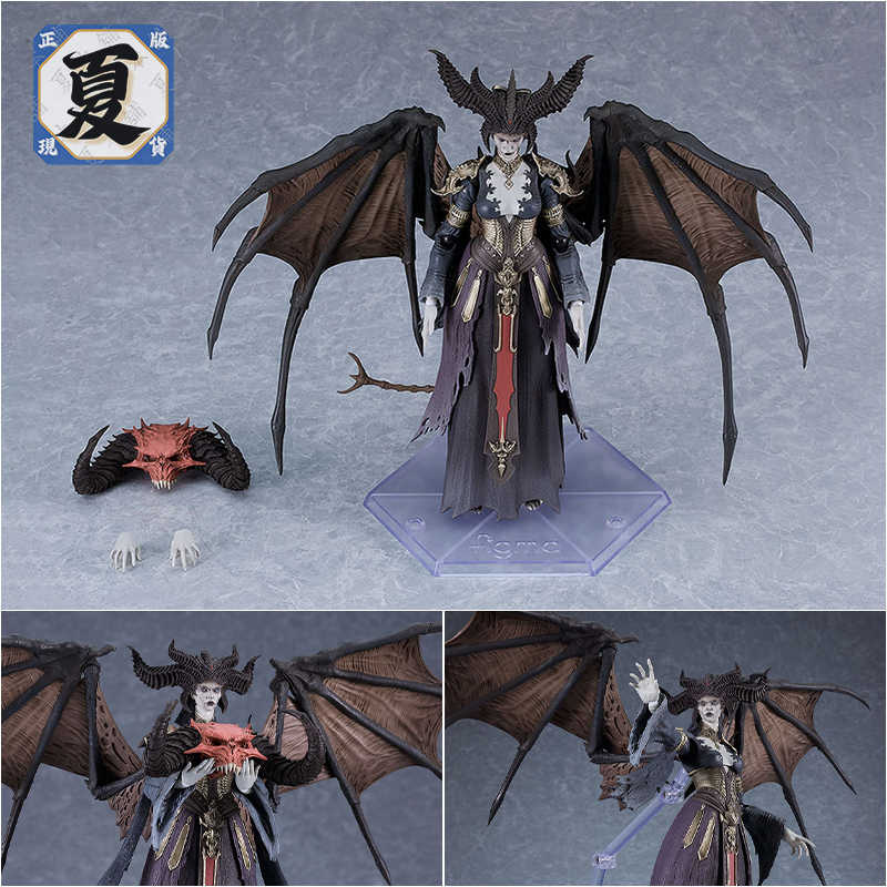 《夏本舖》日版 figma 648 暗黑破壞神4 Diablo IV 莉莉絲 配件 惡魔的頭骨 可動 完成品 GSC