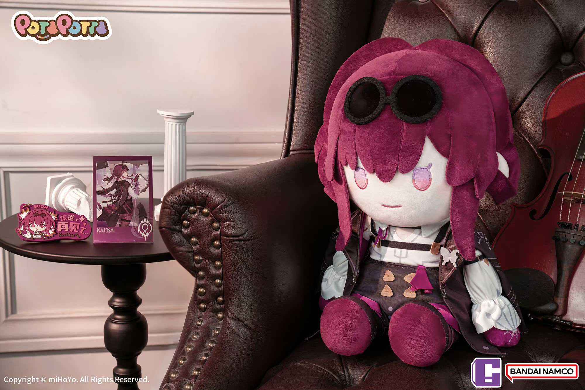 《夏本舖》現貨 miHoYo 崩壞 星穹鐵道 POTEPOTTE 坐姿毛絨玩偶 鏡流 卡芙卡 刃 景元 米哈遊 萬代