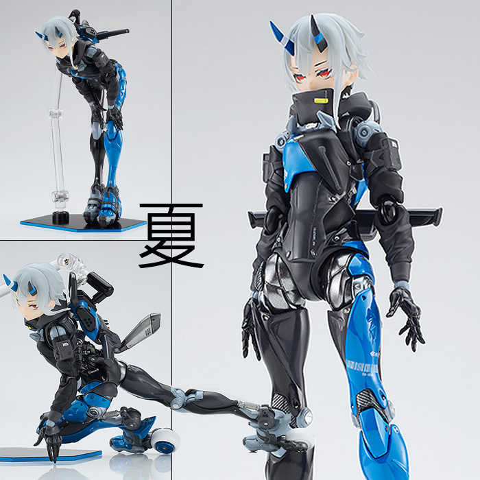 《夏本舖》日版 少女發動機 MOTORED CYBORG RUNNER 藍色 SSX155 TECHNO AZUR 可動