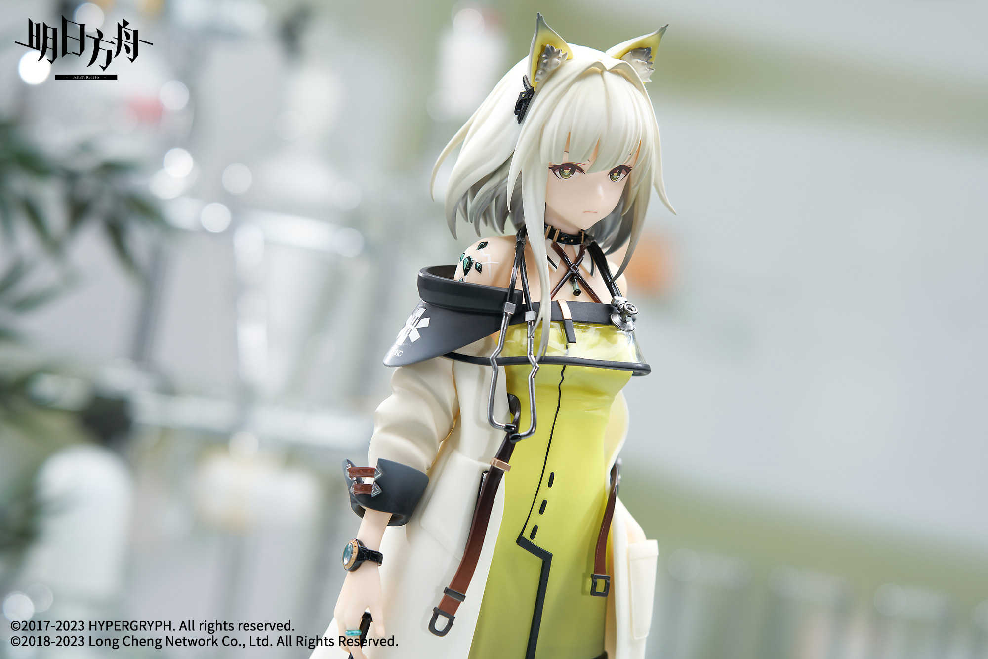 《夏本舖》現貨 APEX 特典版 明日方舟 凱爾希 1/7 內附 壓克力掛件 獸耳 白髮 制服 外套 短靴 站姿 地台