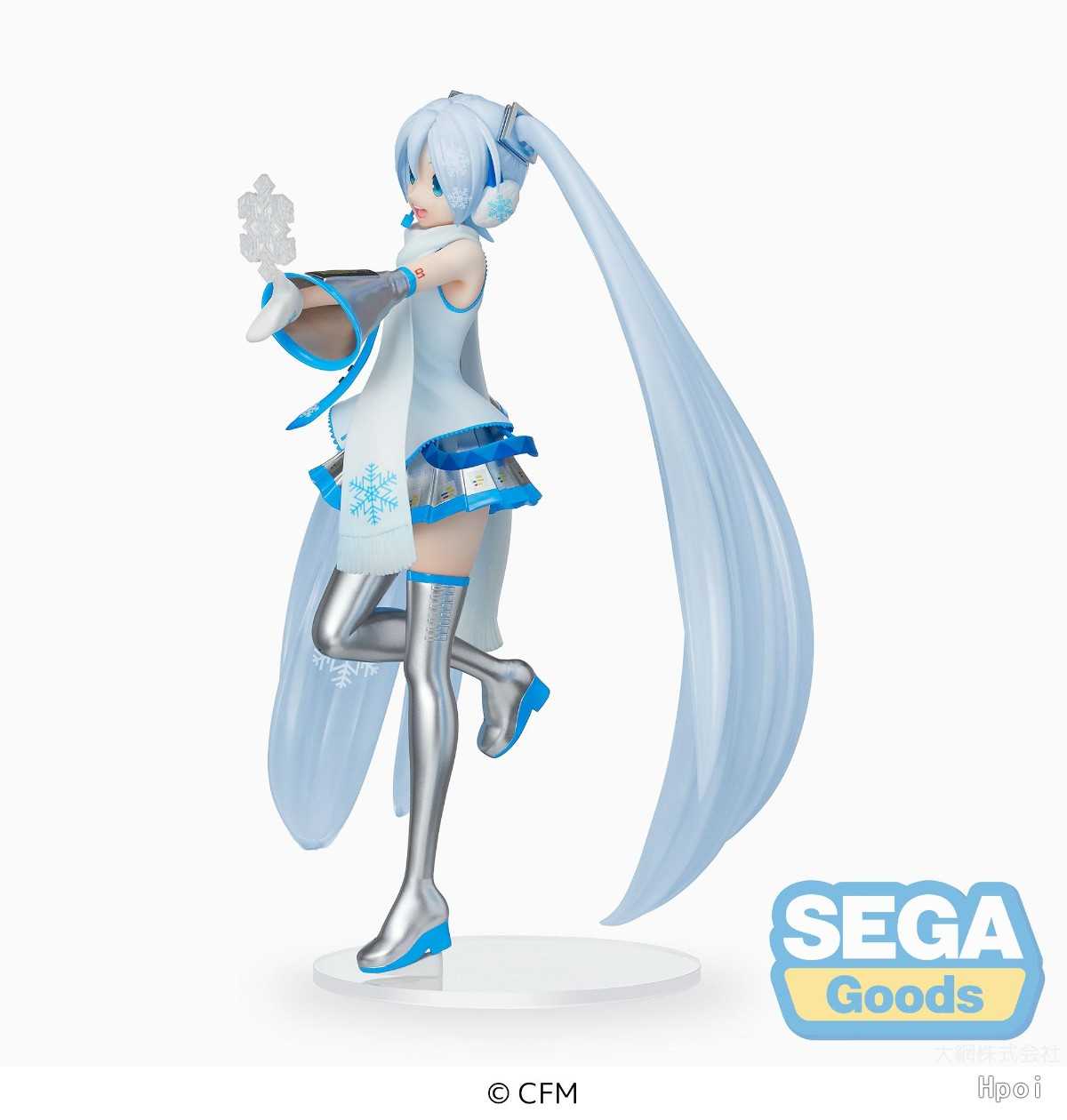 《夏本舖》日版 SEGA Luminasta 初音未來 雪初音 SNOW MIKU 雪花 雙馬尾 SKYTOWN 景品