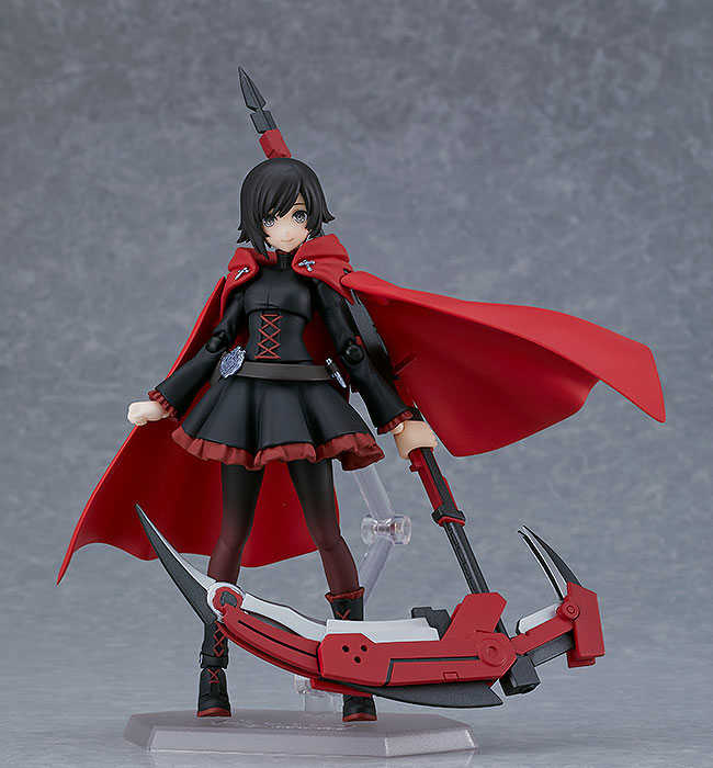 《夏本舖》日版 figma 596 RWBY 冰雪帝國 露比 蘿絲 新月玫瑰 鐮刀 槍械 披風 隊長 關節 可動 GSC