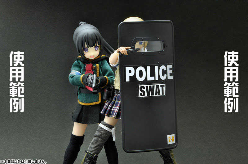 《夏本舖》日版 TOMYTEC FIGMA LD005 鎮暴盾牌 B組 迷你武裝 組裝模型 LittleArmory