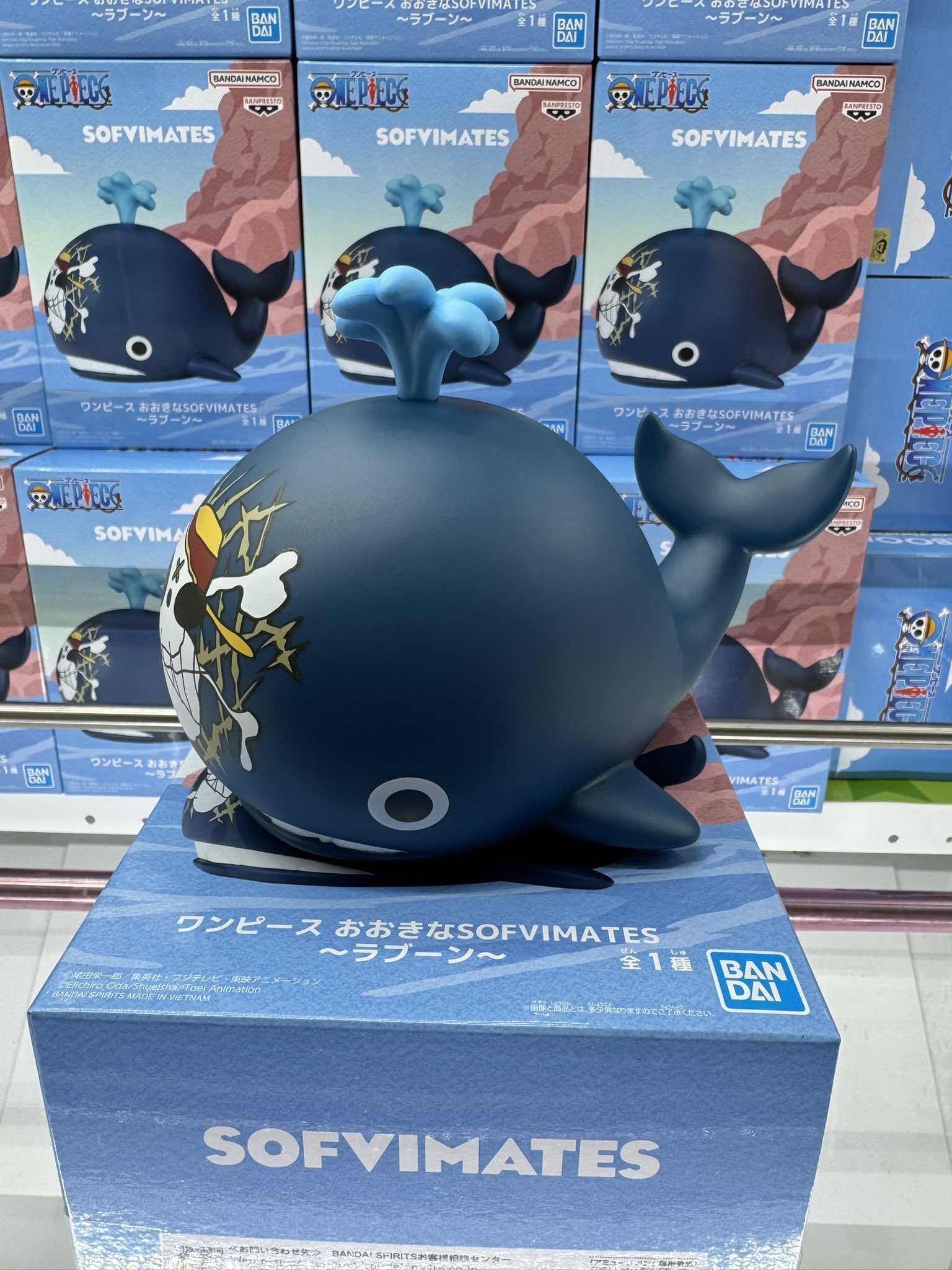 《夏本舖》代理 BANPRESTO 航海王 海賊王 拉布 西方藍 島鯨 倫巴海賊團 鯨魚 One Piece 景品