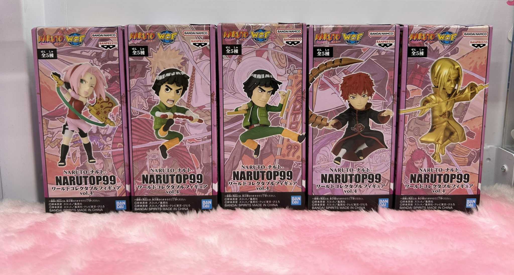 《夏本舖》代理 BANPRESTO 火影忍者 WCF NARUTOP99 vol4 春野櫻 宇智波鼬 黃金版 全5款