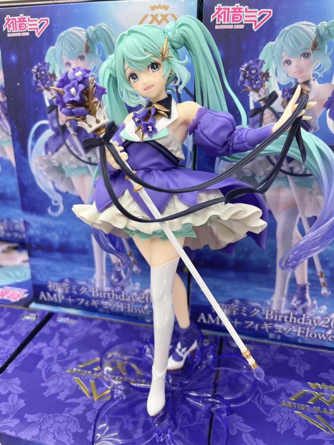 《夏本舖》日版 TAITO AMP 初音未來 生日2024 Flower 17周年紀念款 藝術家傑作 MIKU 景品