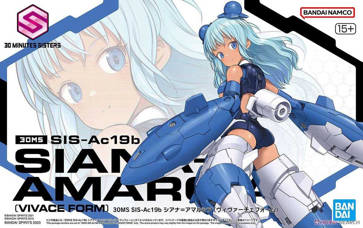 《夏本舖》代理 BANDAI 30MS SIS-Ac19b 席安娜 阿瑪希亞 迅捷裝 美少女 素體 裝甲 組裝模型 可動