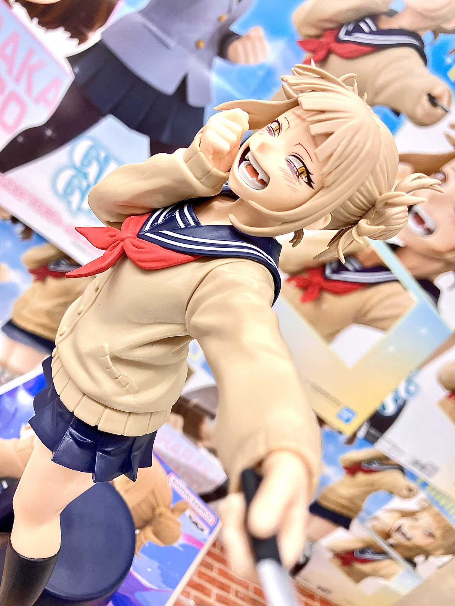 《夏本舖》代理 BANPRESTO G＆G 我的英雄學院 渡我被身子 丸子頭 水手服 嗜血 敵女 美子 福圓美里 景品