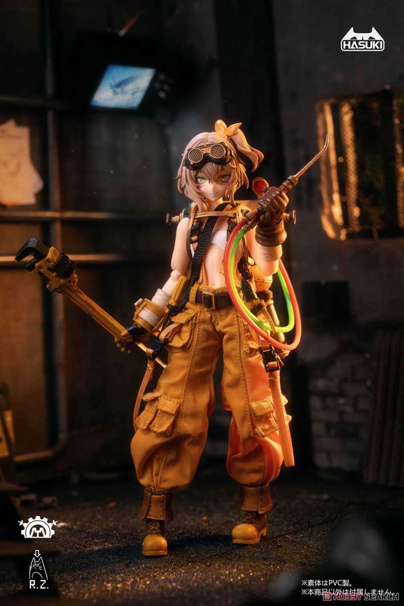 《夏本舖》現貨 HASUKI Pocket Art PA007 機械師 菲奧娜 菲歐娜 1/12 非包膠機娘 神貓跳動