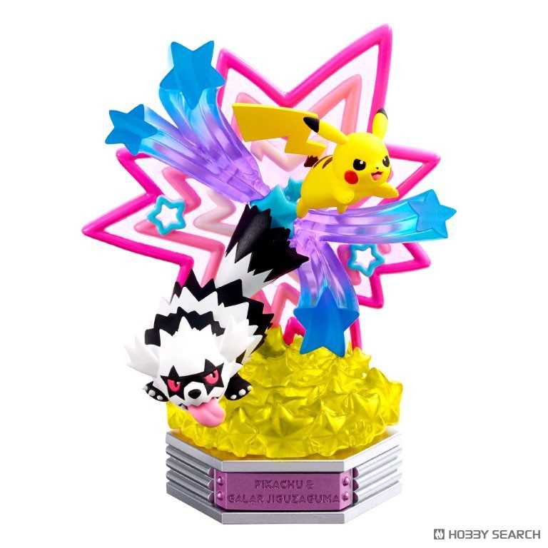 《夏本舖》日版 RE-MENT 精靈寶可夢 霓虹派對NEON PARTY 皮卡丘 蛇紋熊 夢幻 顫弦蠑螈 盒玩 中盒6入