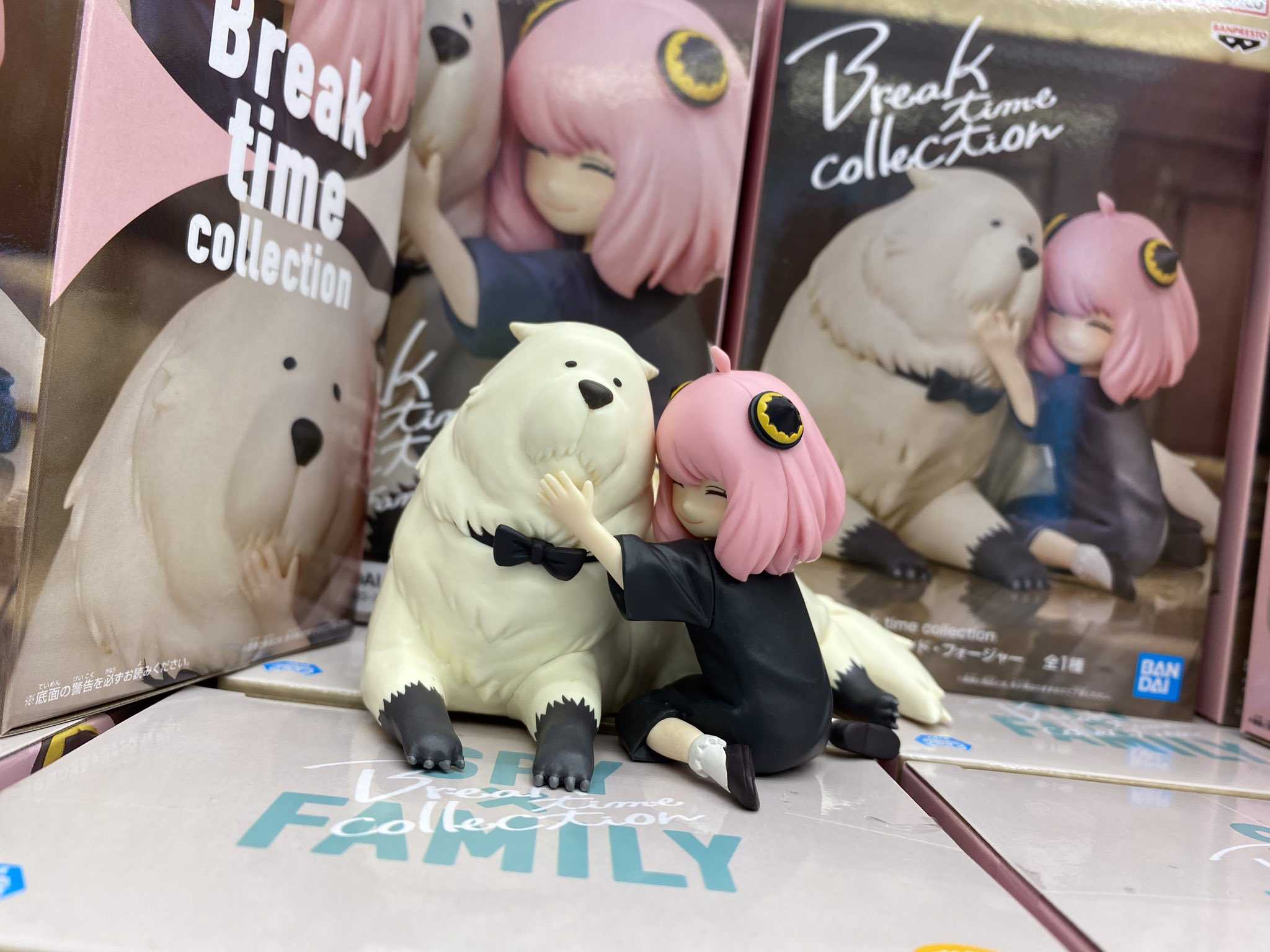 《夏本舖》代理 BANPRESTO Break time 間諜家家酒 安妮亞 彭德 蘿莉 白熊犬 讀心術 休息時間 景品