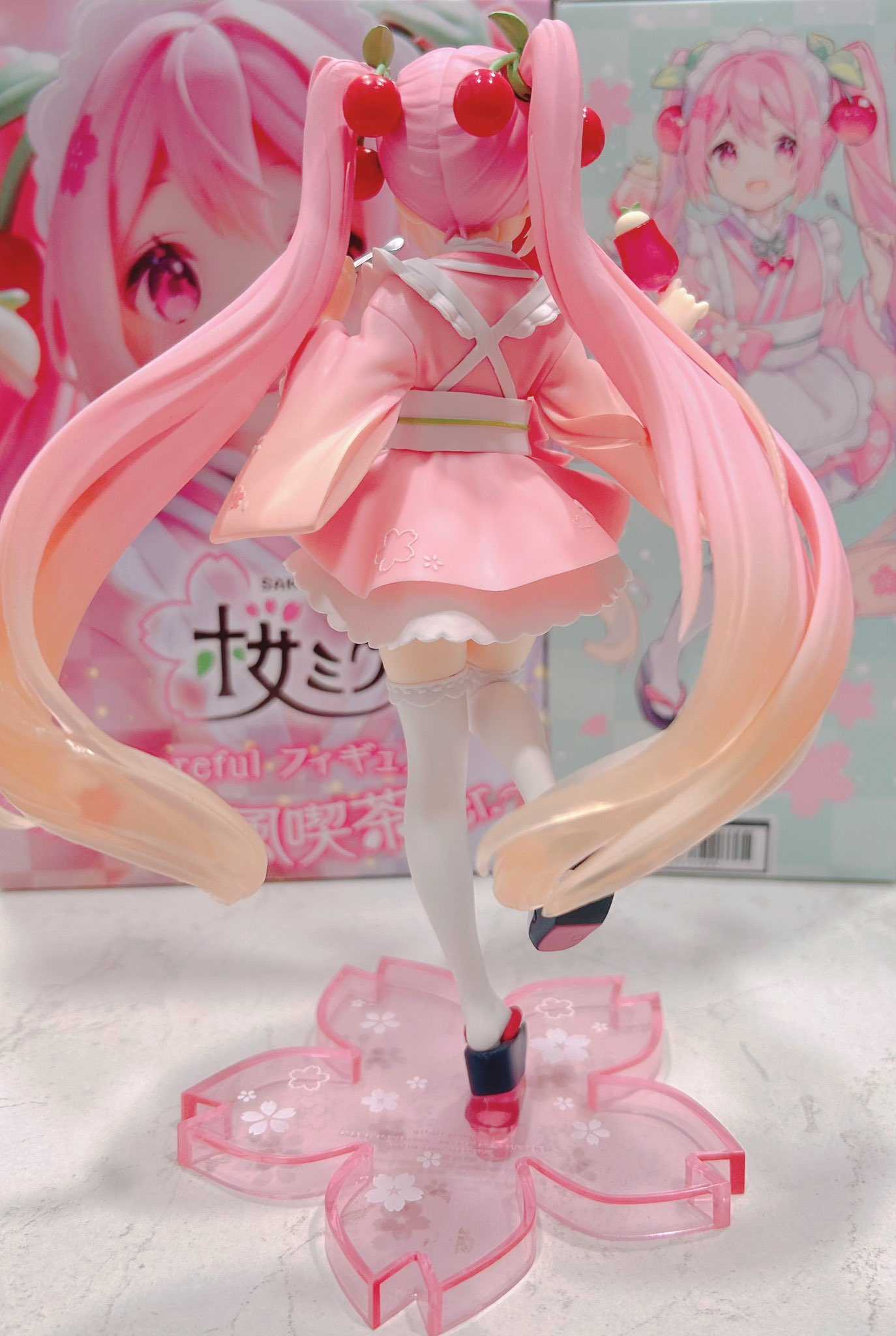 《夏本舖》日版 TAITO Coreful 初音未來 初音 和風喫茶 櫻花 日式 餐飲 造型 偶像 歌姬 MIKU 景品