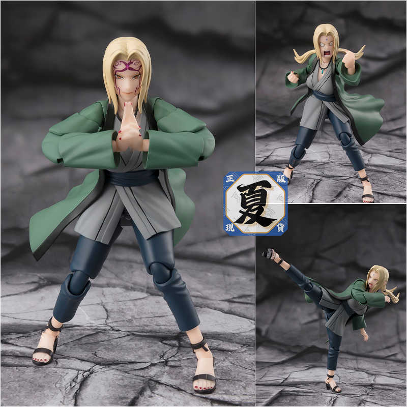 《夏本舖》代理 BANDAI S.H.Figuarts 火影忍者 綱手 百豪極致傳說的醫療忍者 可動 完成品 SHF