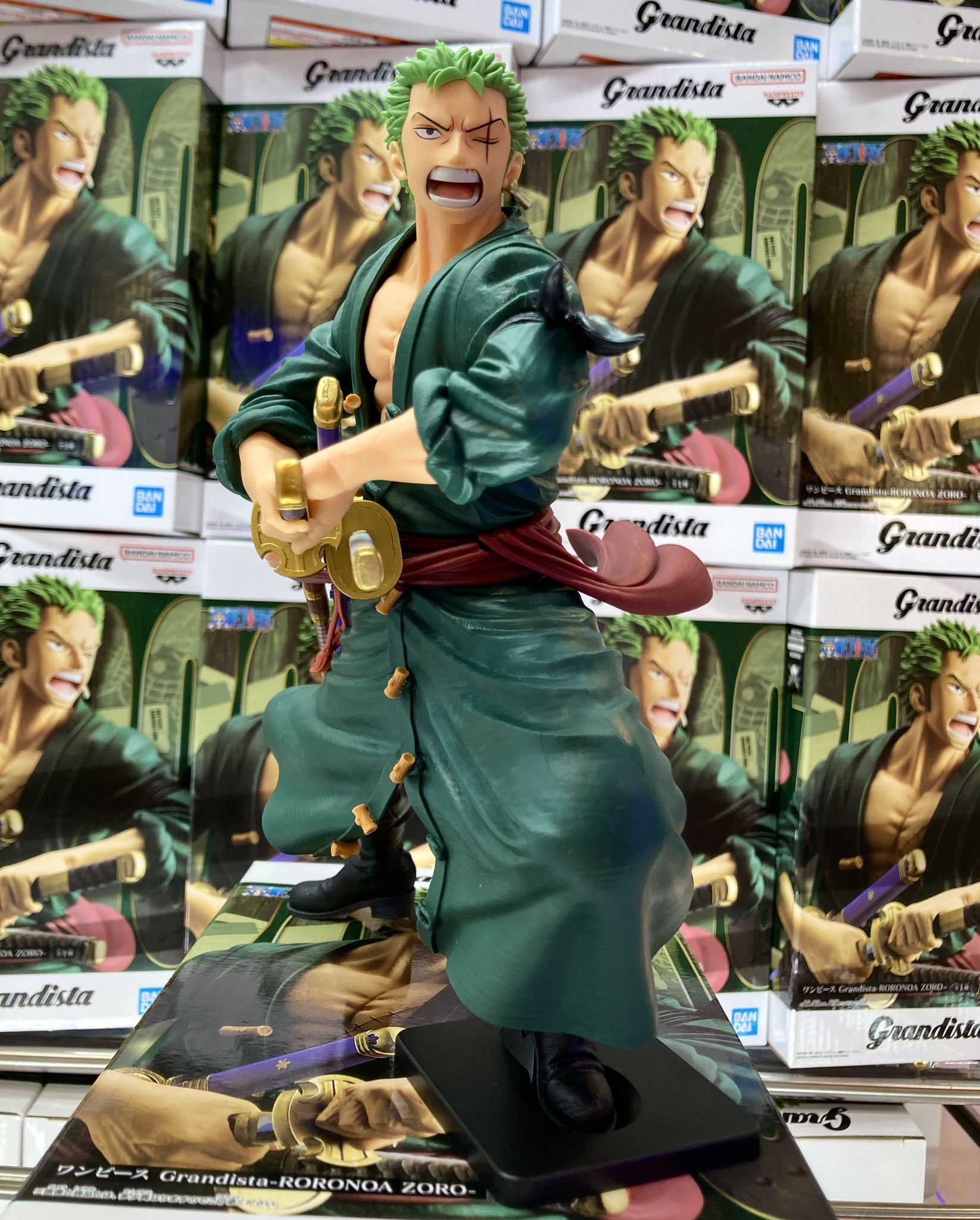 《夏本舖》代理 BANPRESTO Grandista 航海王 羅羅亞 索隆 海賊王 三千世界 三刀流 GROS 景品